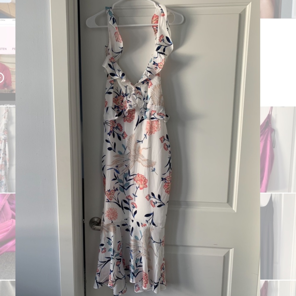 Floral midi dress